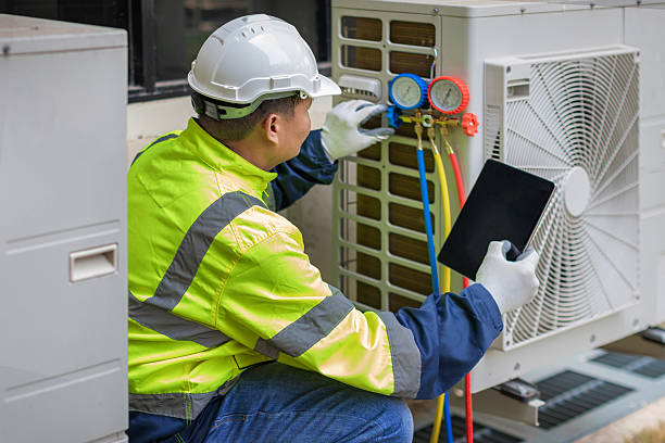 Professional Hvac Maintenance technician working in Aurora, NY